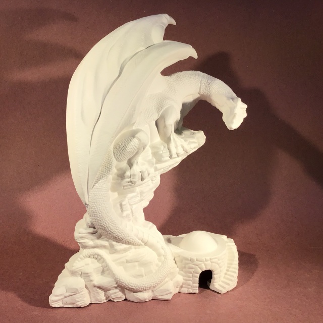 Dragon on Cliff