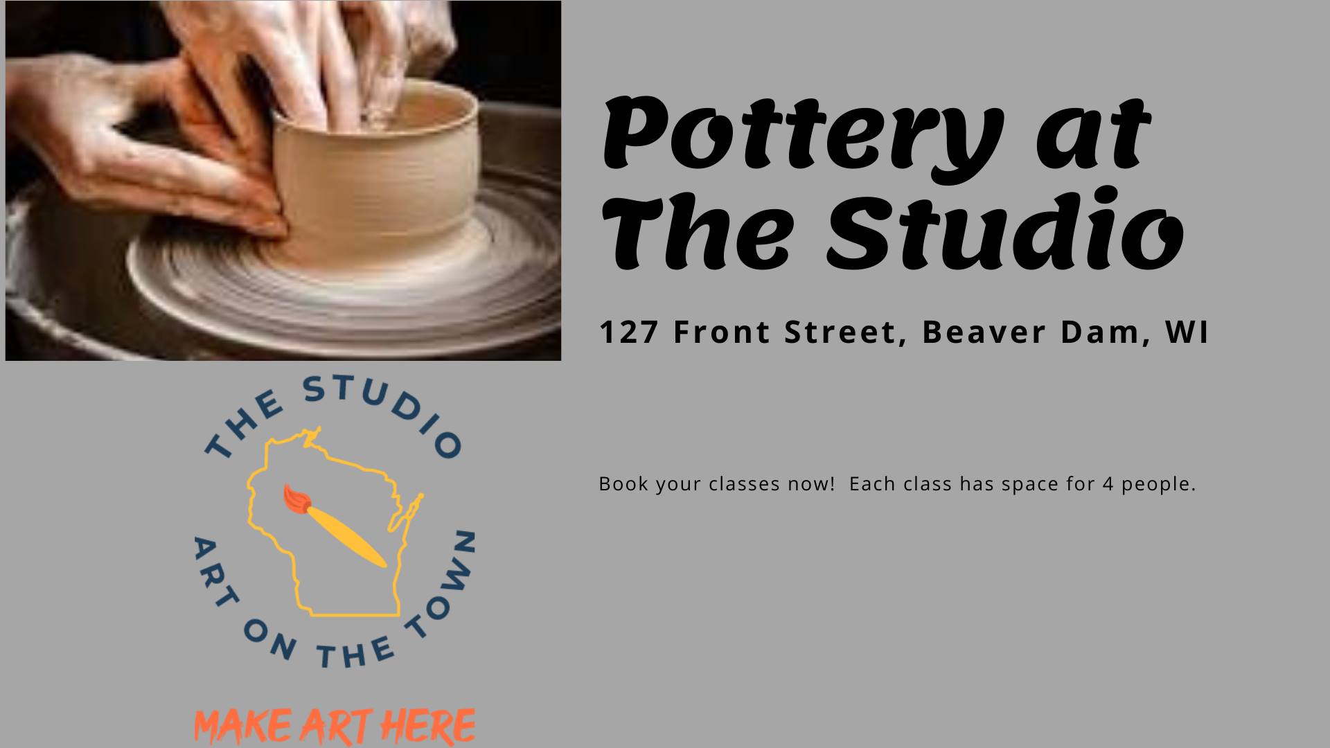Pottery at the Studio