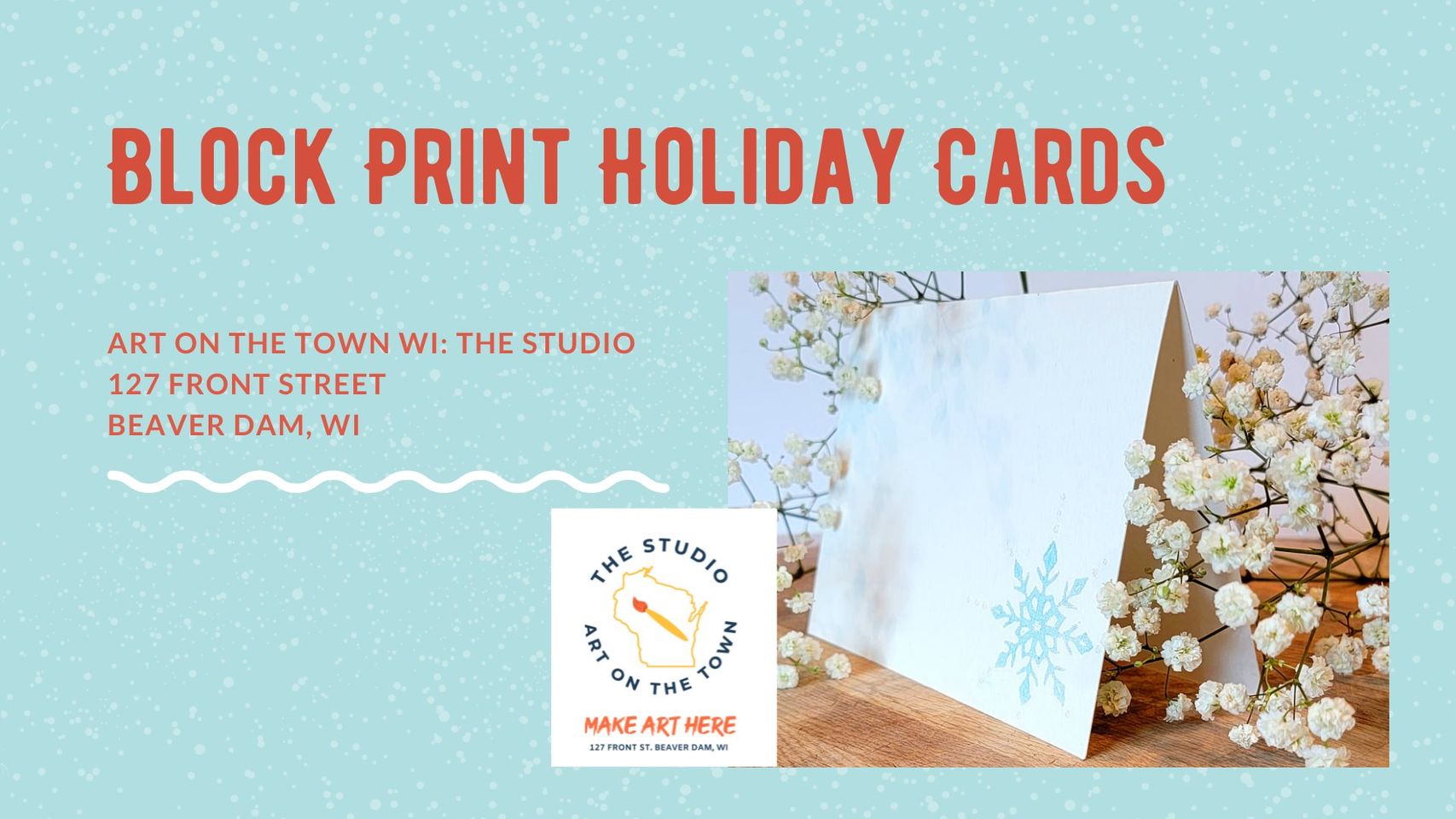 Block Print Holiday Cards