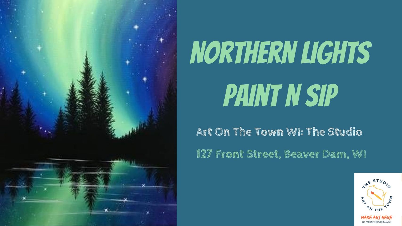 Northern Lights Paint N Sip