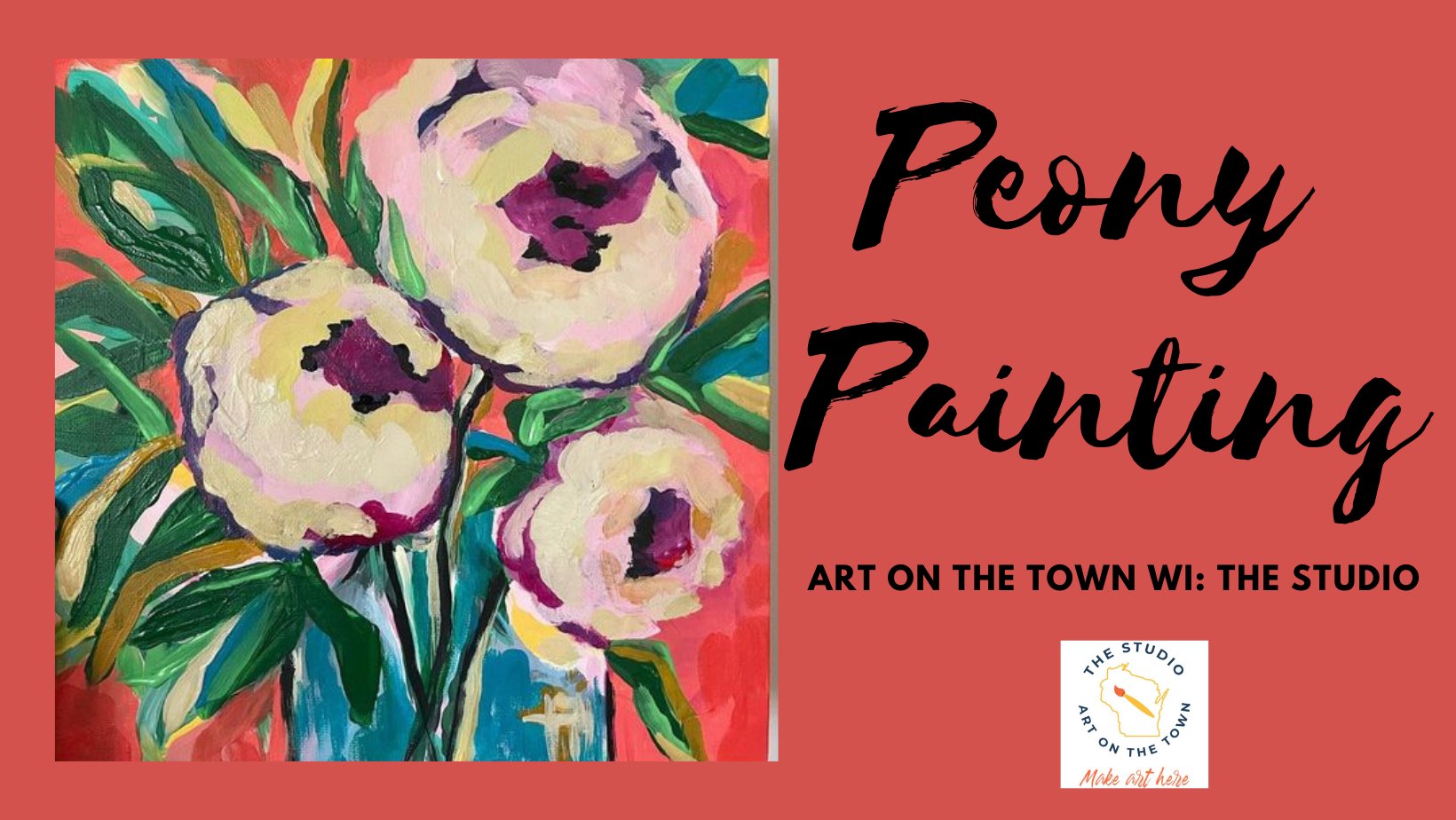 Peony Painting - Art on the Town WI