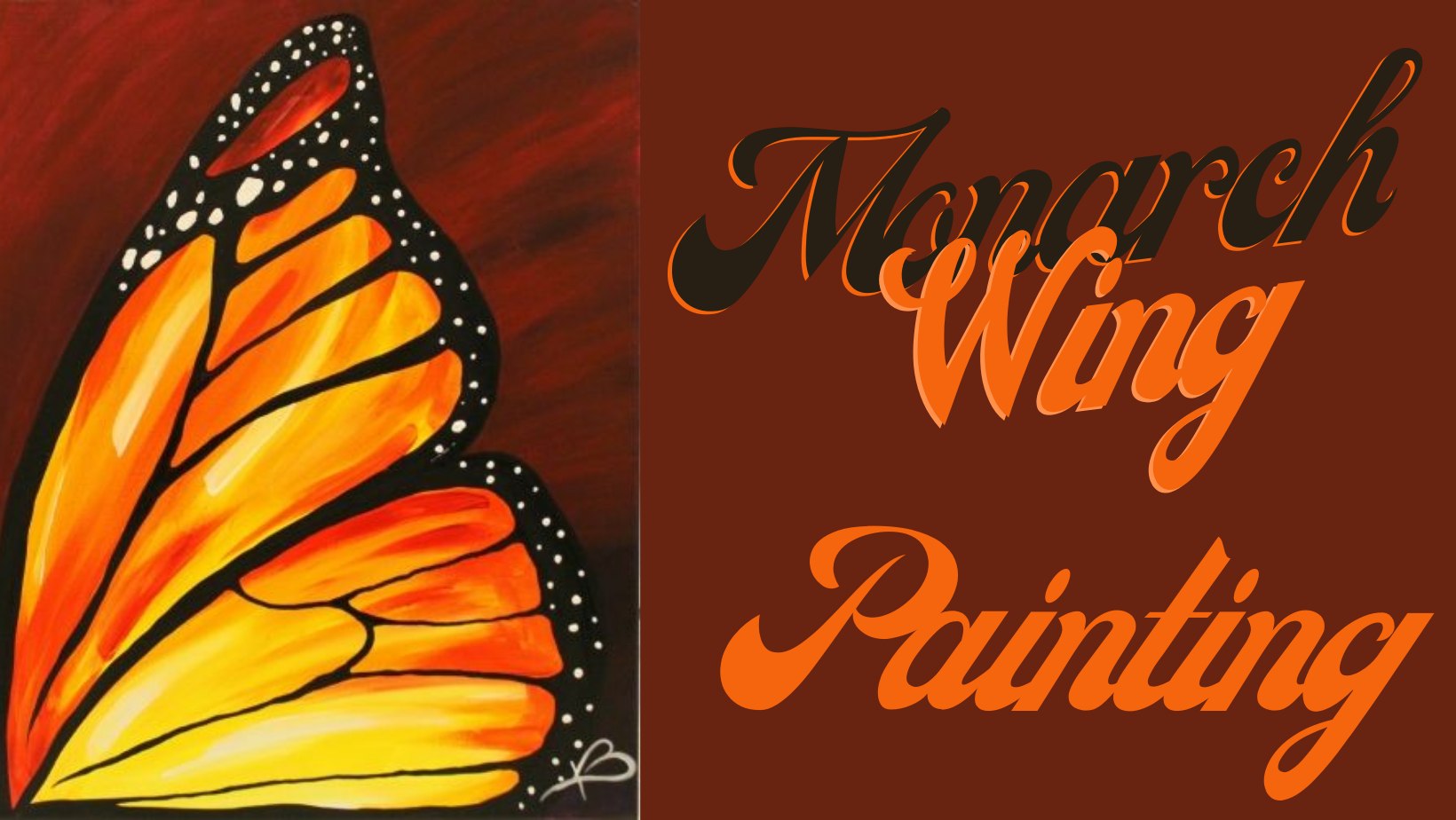 Monarch Wing Painting