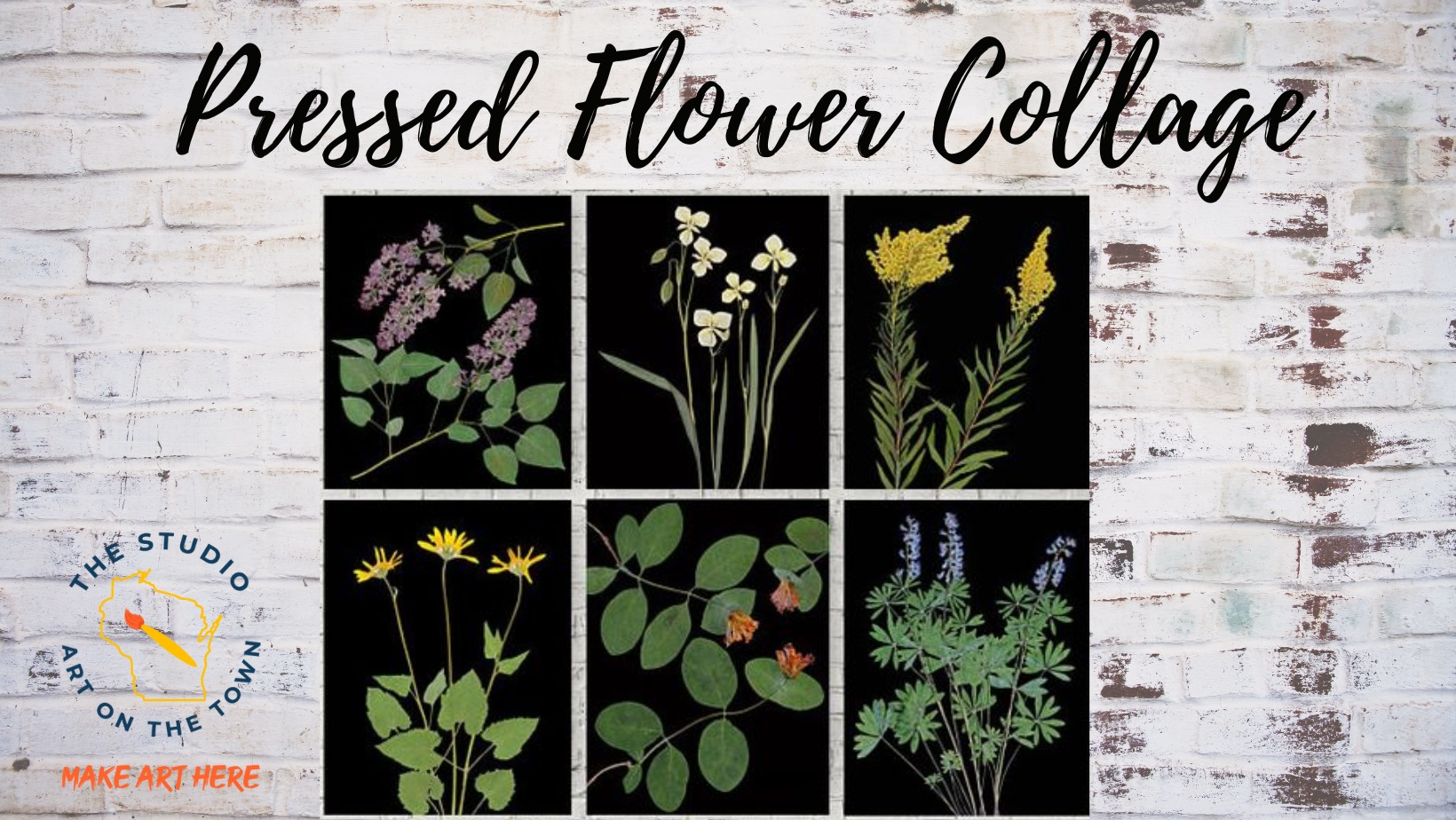 Pressed Flower Collage