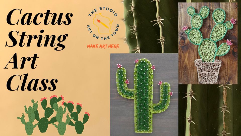 Cactus String Art Class