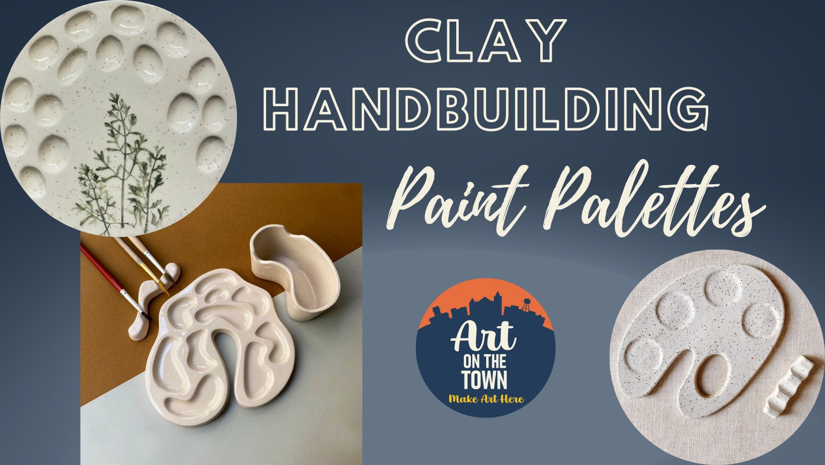 HandBuilding Clay Paint Palettes