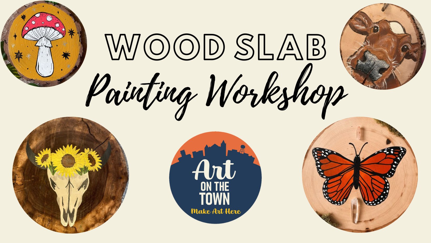 Wood Slab Painting Workshop