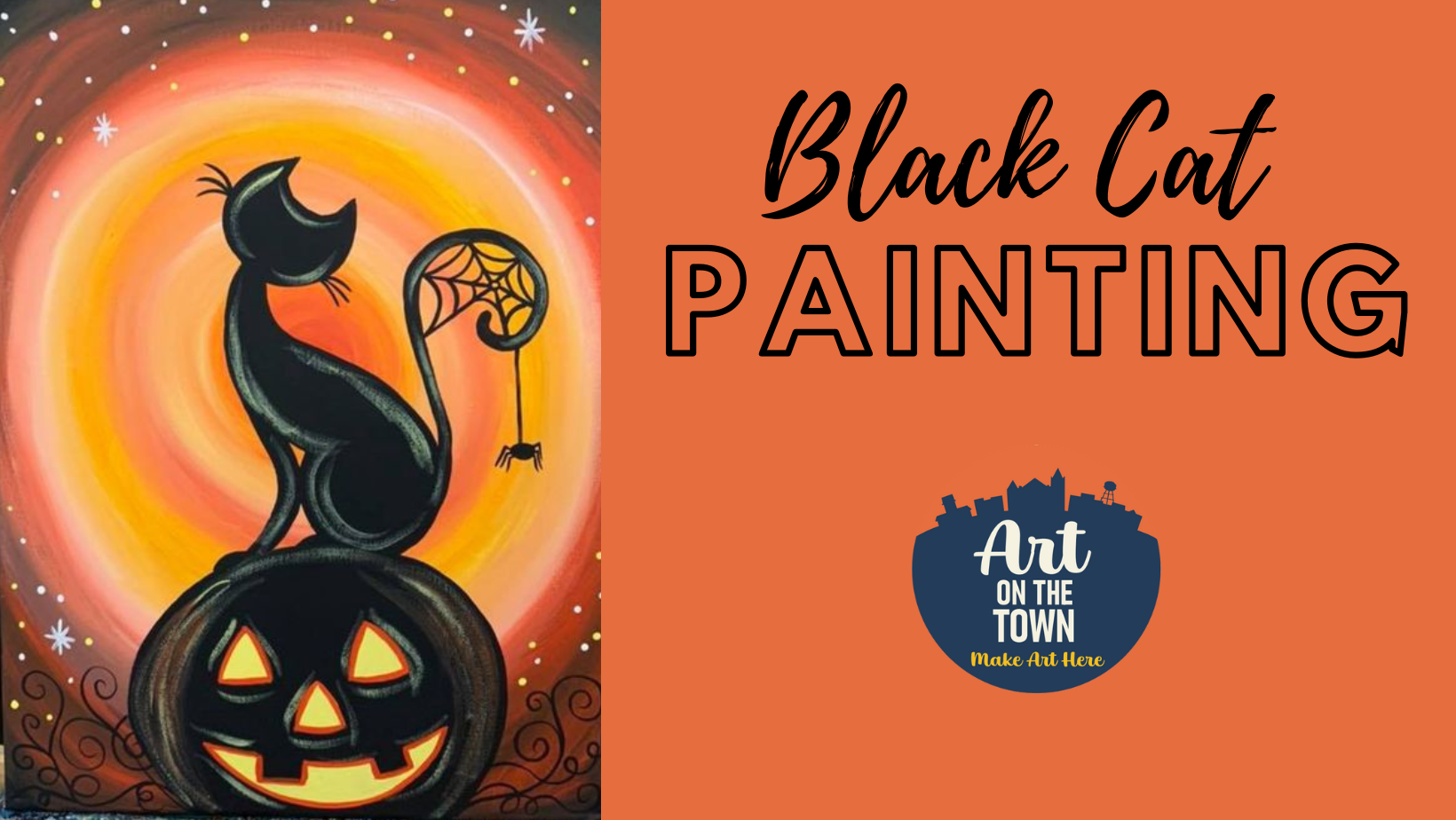 Black Cat Painting Ideas