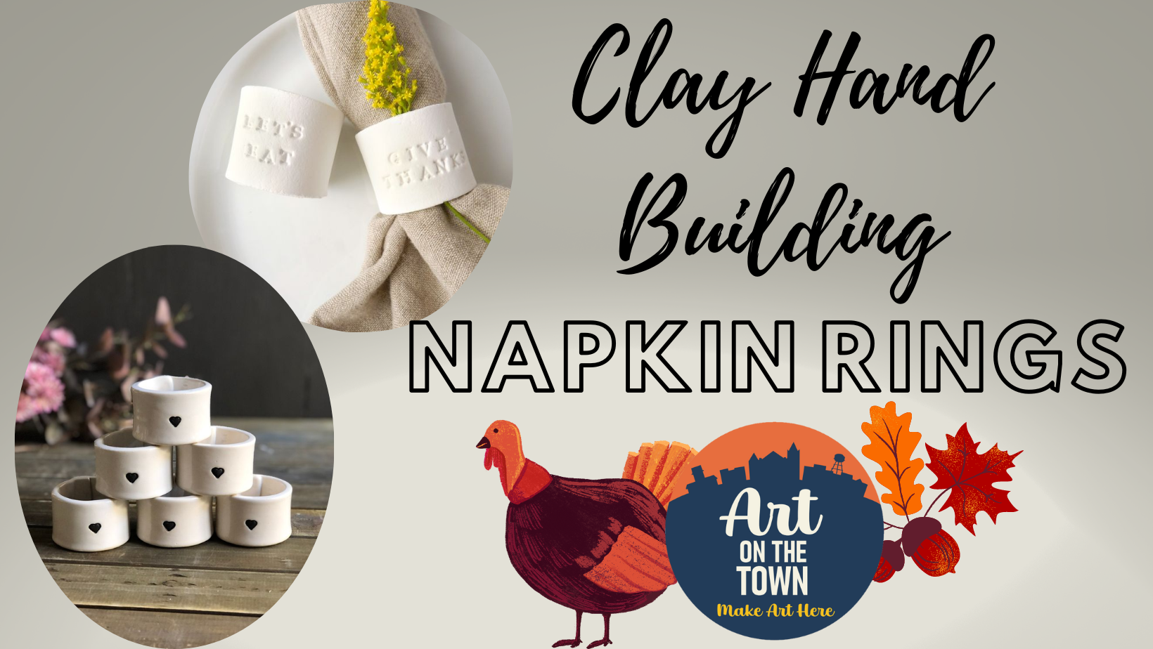 Clay Handbuilding Napkin Rings