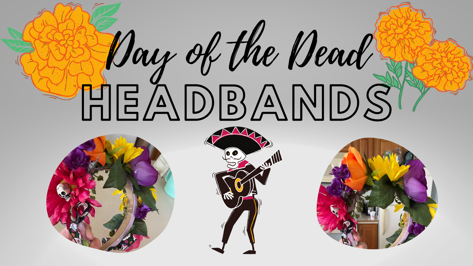 Day of the dead headbands