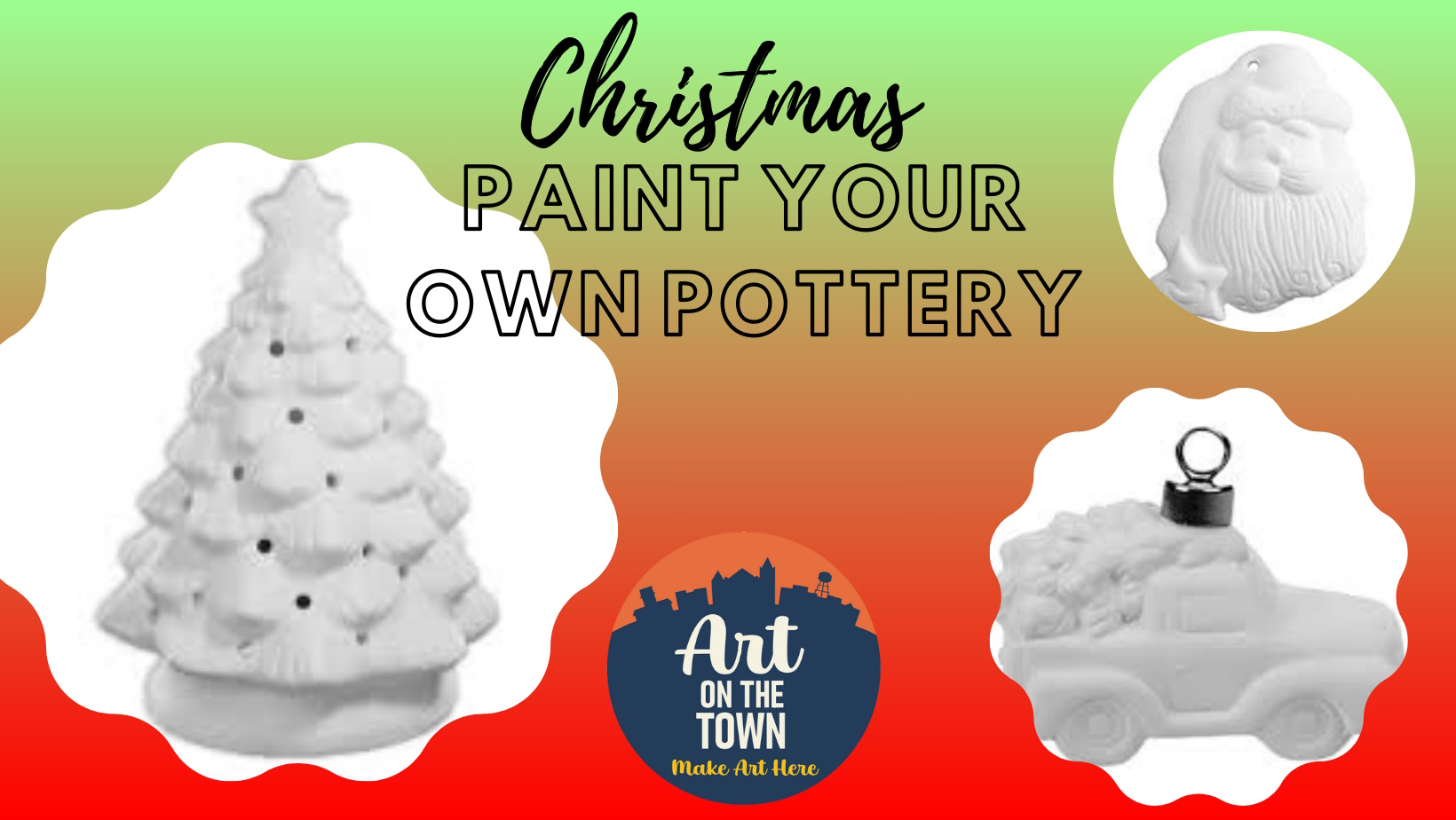 Christmas Paint Your Own Pottery