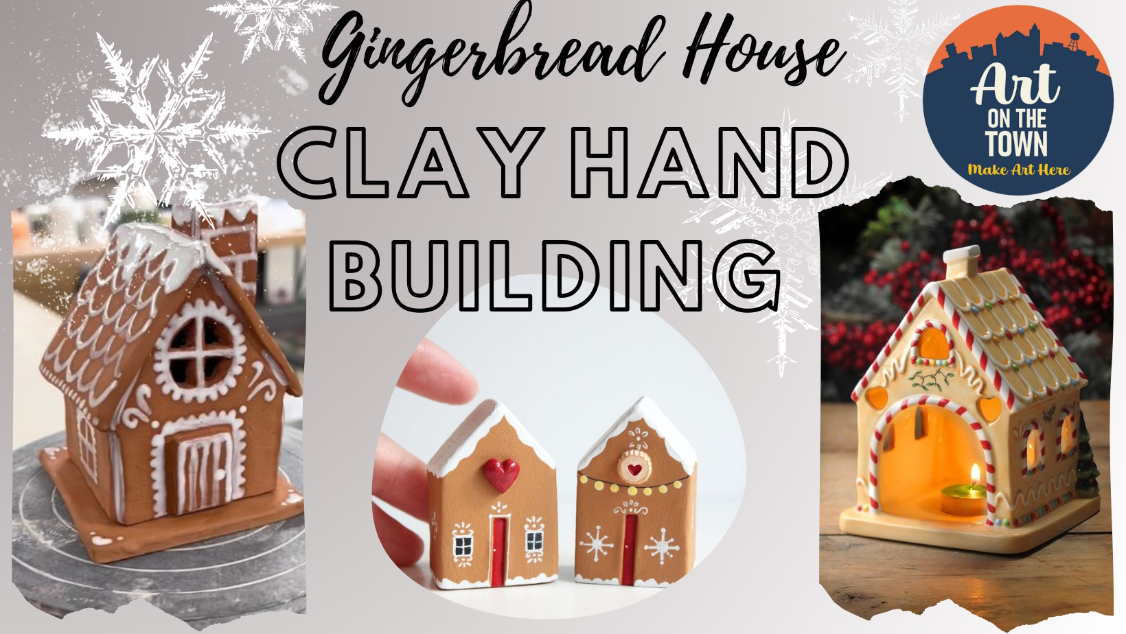 Gingerbread House Clay Hand Building