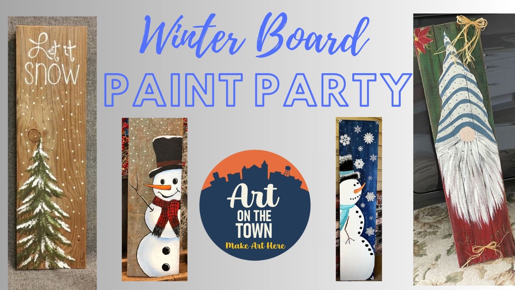 Winter Board Paint Party