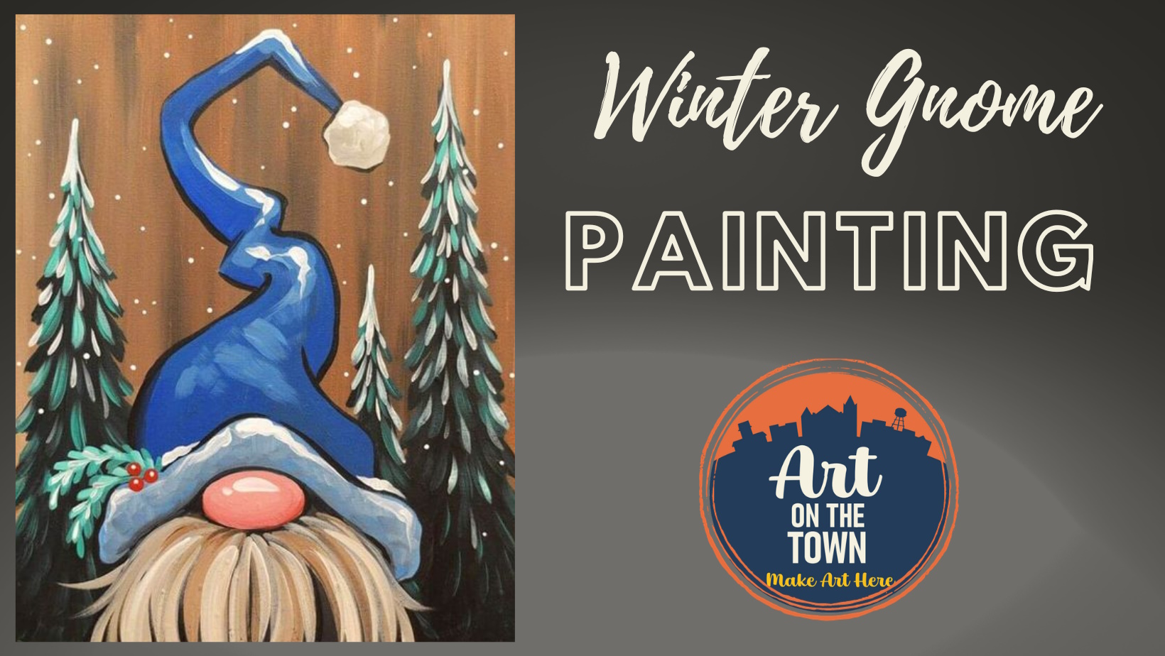Winter Gnome Painting