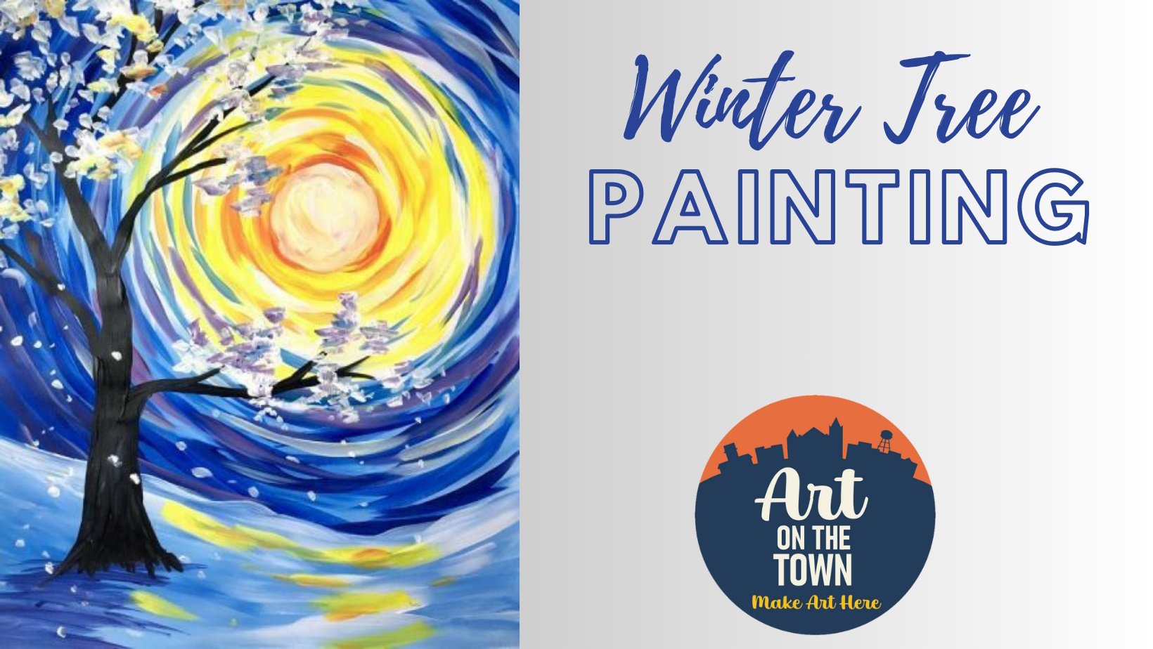 Bob Ross Paint Night - Art on the Town WI