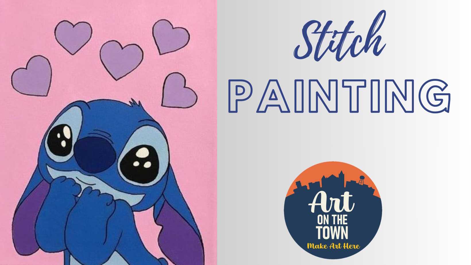 Stitch Painting Art on the Town WI