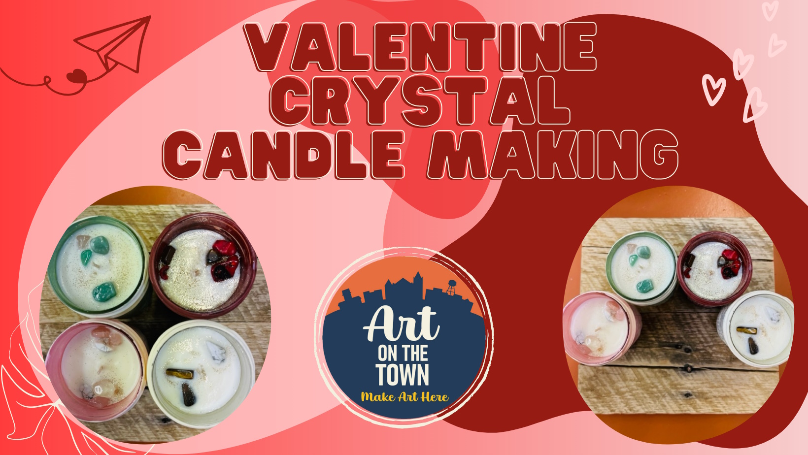 Valentine Crystal Candle Workshop