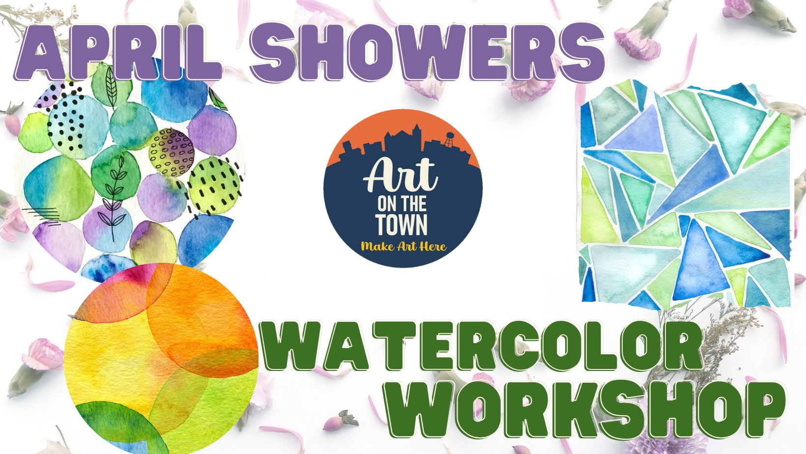April Showers Watercolor Workshop