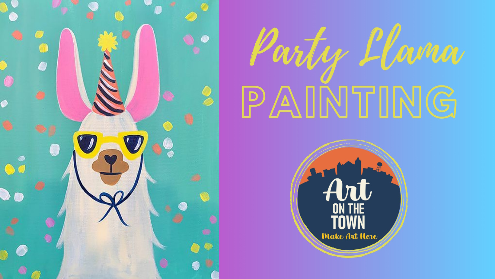Party Llama Painting