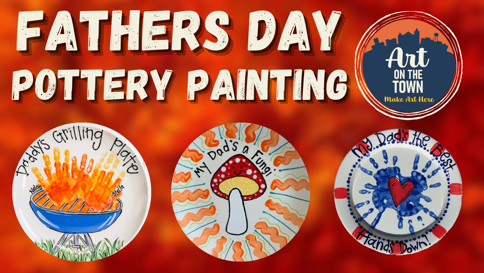 Fathers Day Pottery Painting