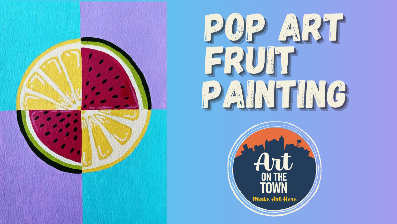 Pop Art Fruit Painting