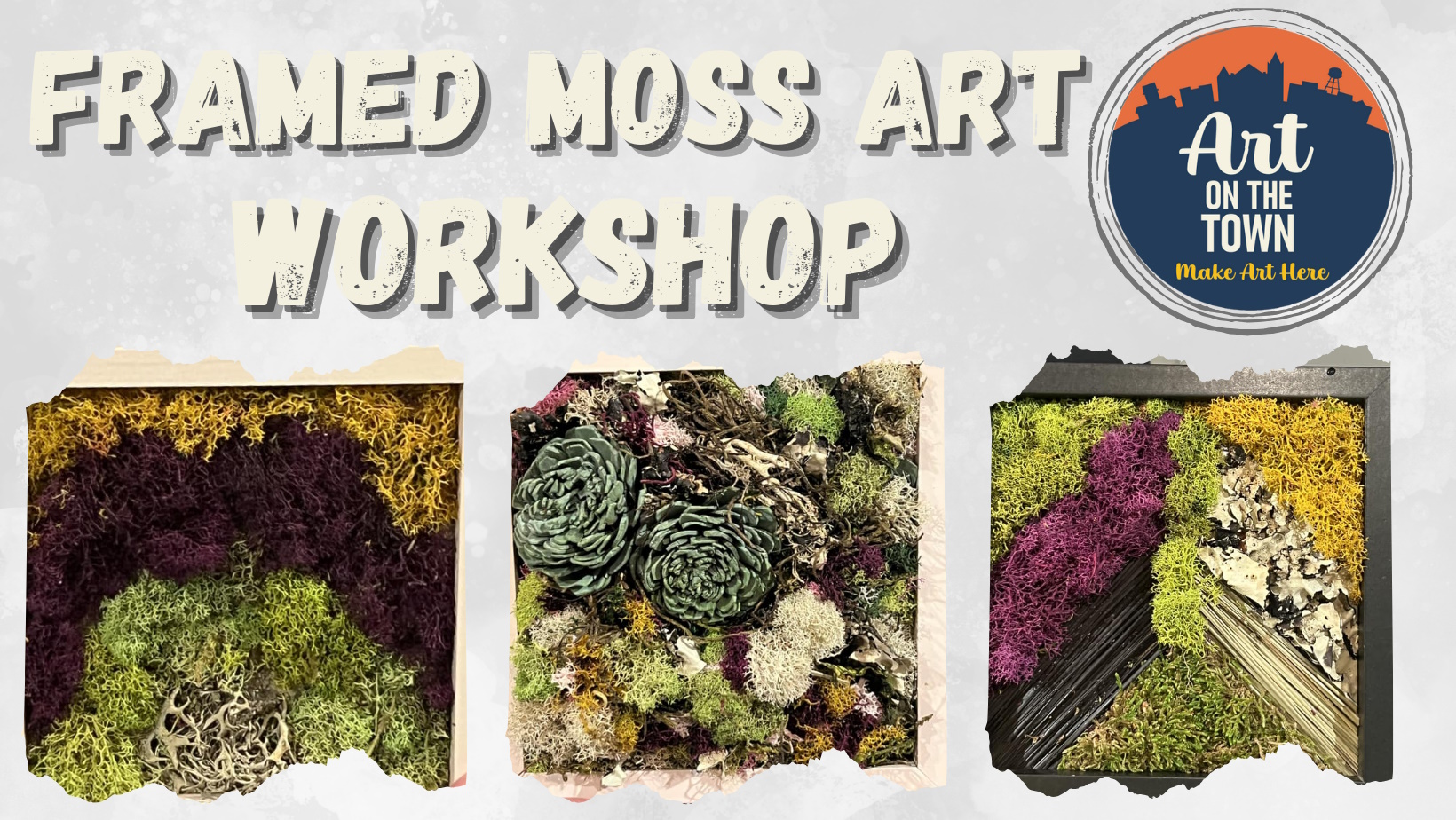 Framed Moss Art Workshop