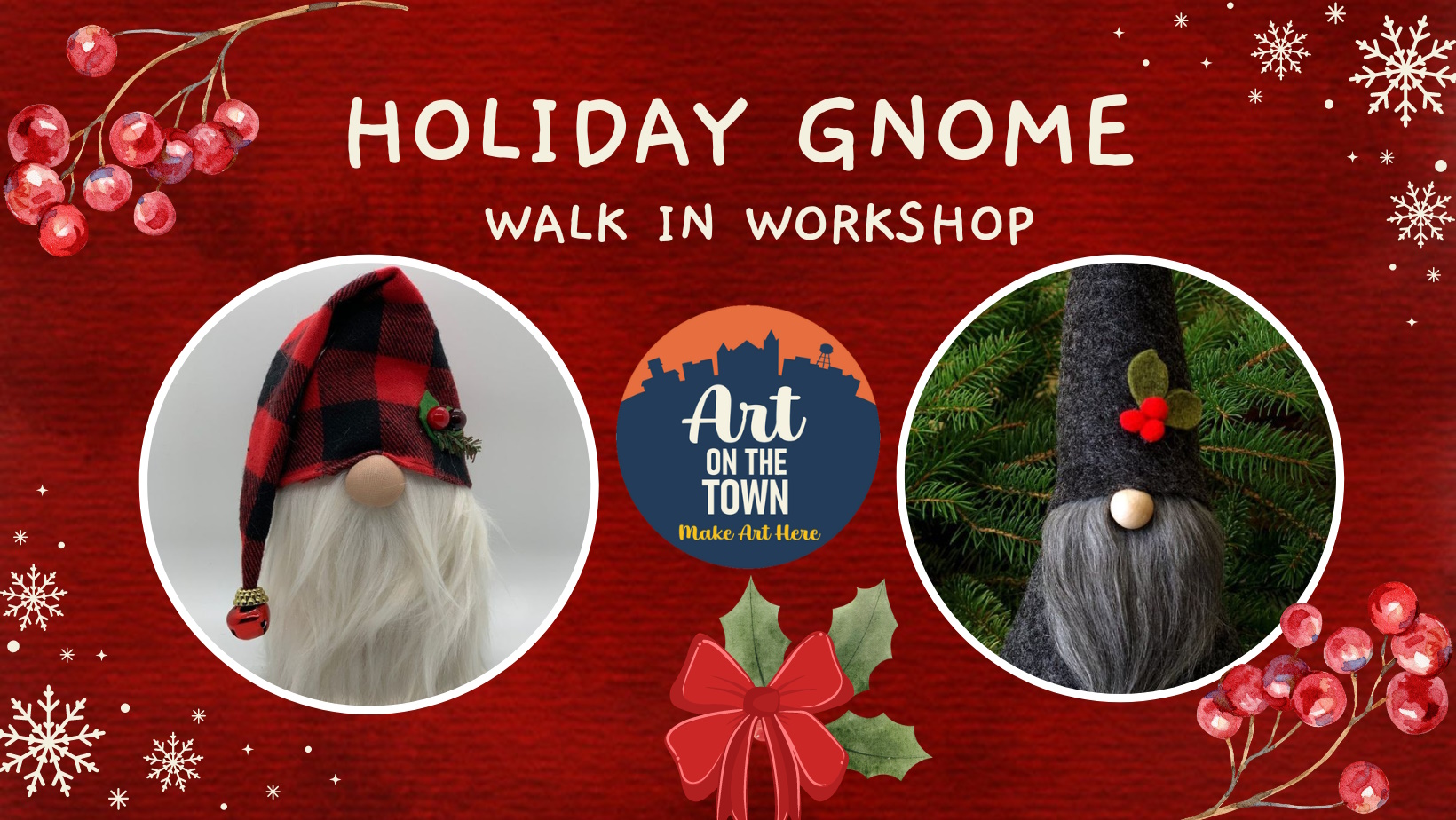 Holiday Gnome Walk in Workshop