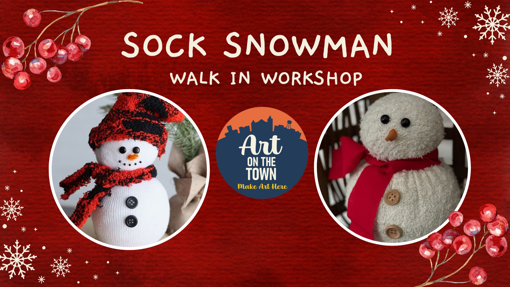 Holiday Snowman Walk in Workshop