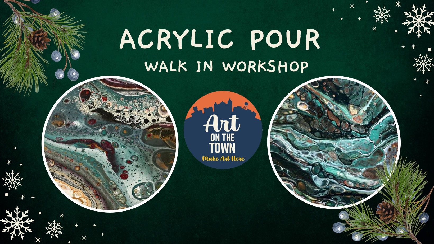 Acrylic Pour Walk In Workshop