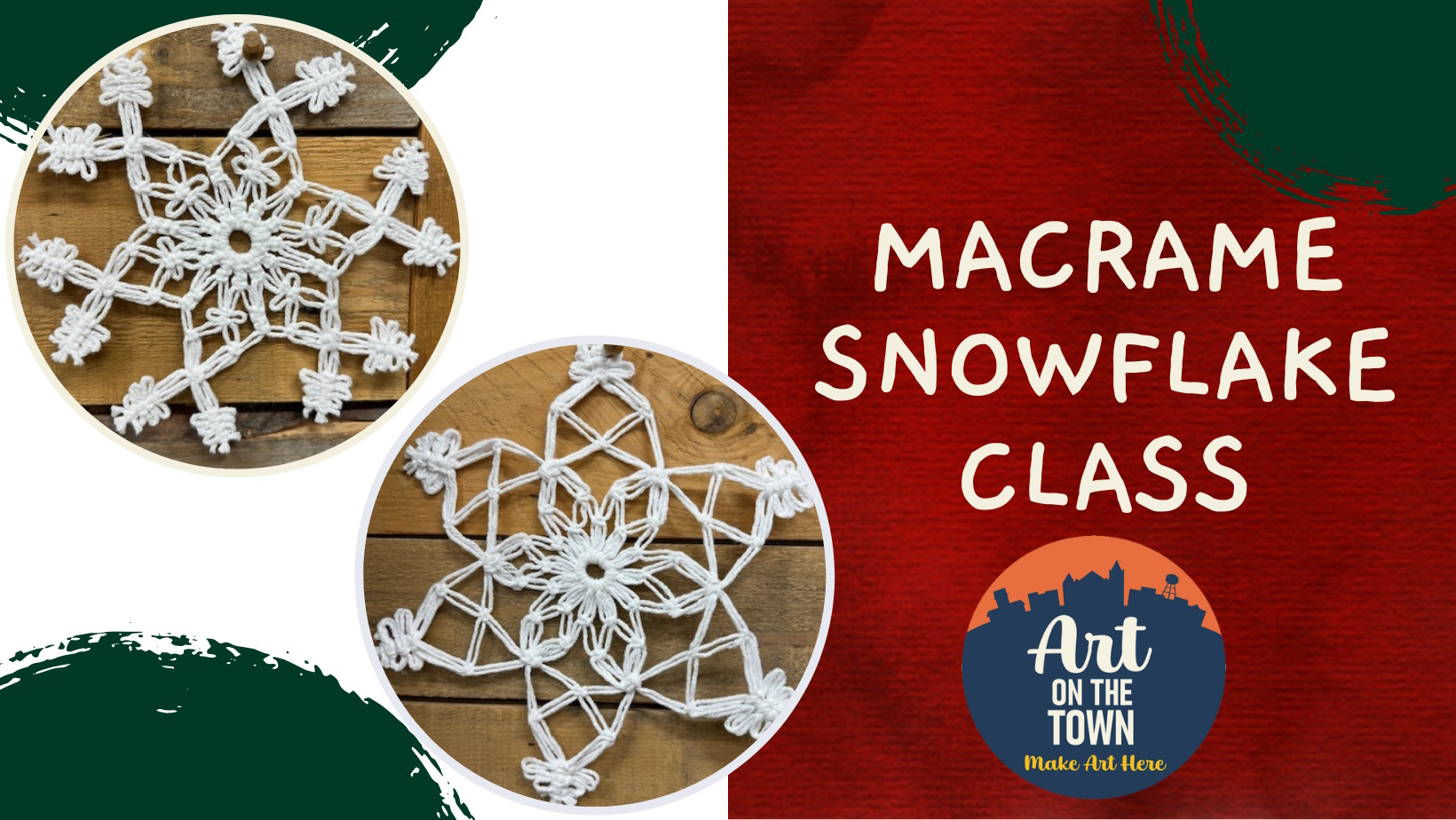 Macrame Snowflake Class