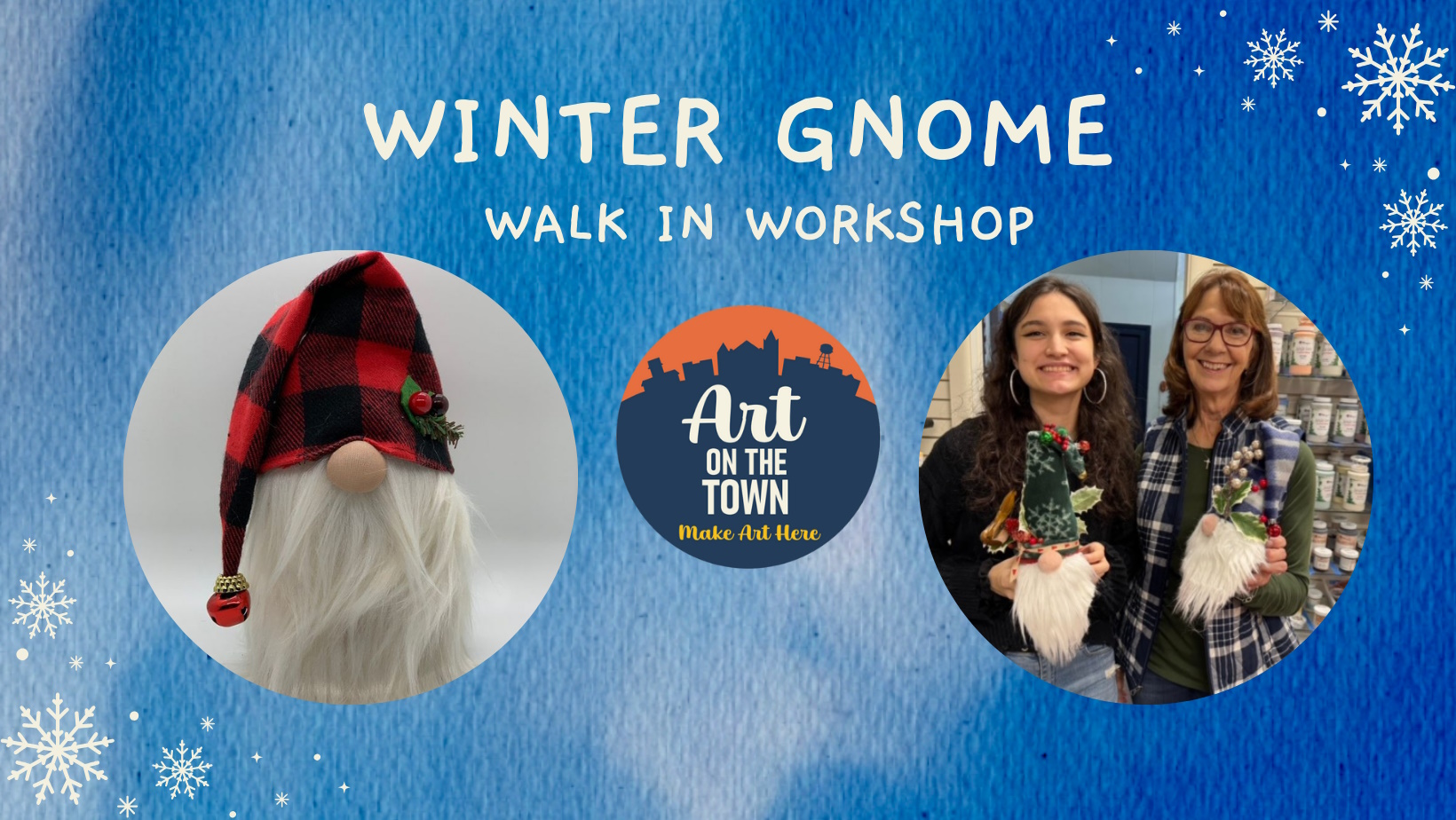 Winter Gnome Walk in Workshop