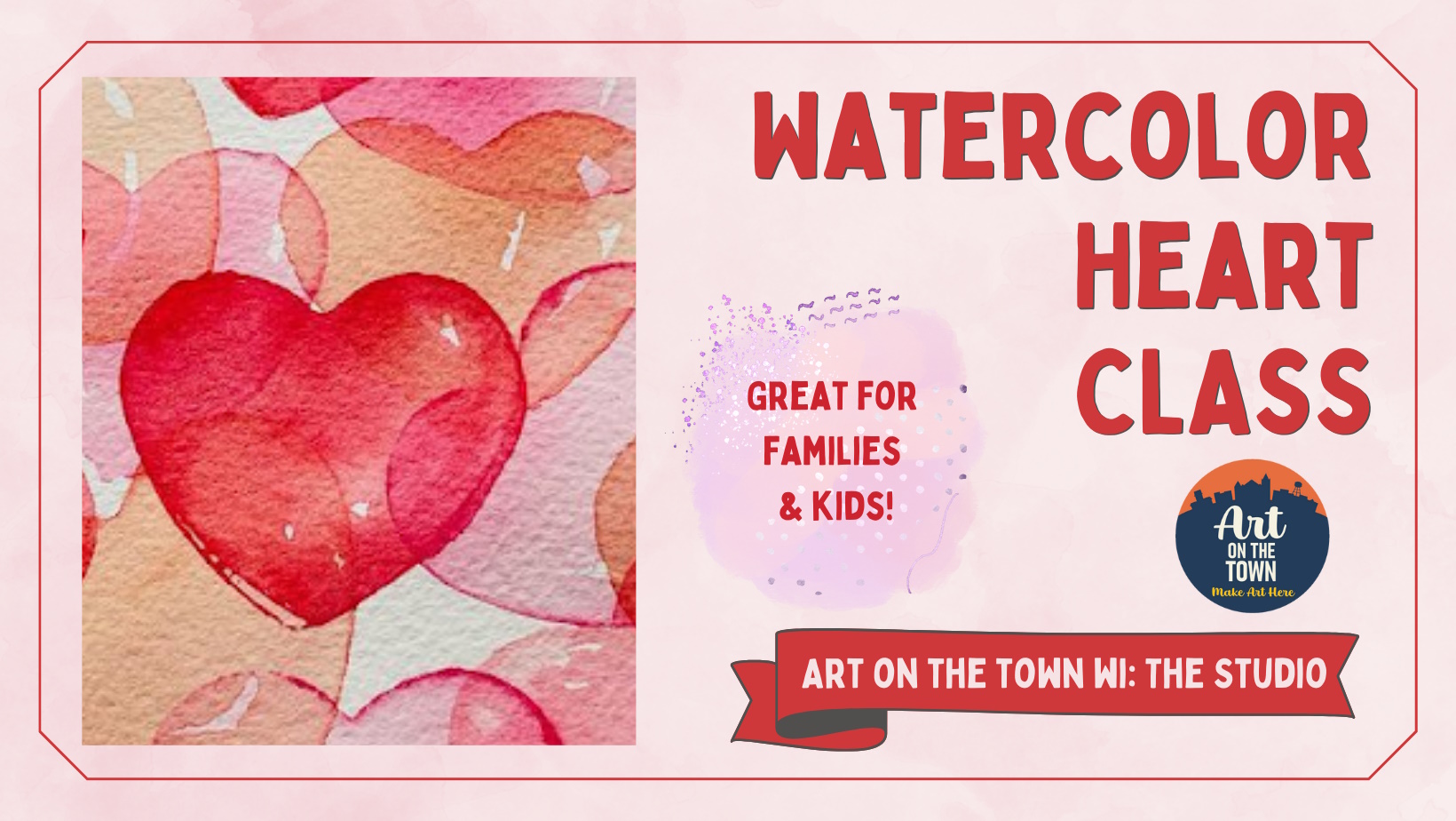 Watercolor Hearts Class