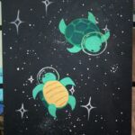 Space Turtles Painting