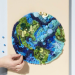 Earth Day Upcycled Canvas Art Class