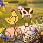 Blue Ribbon Farm Animal Stained Glass Class