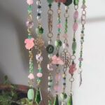 Beaded Monstera Sun Catcher