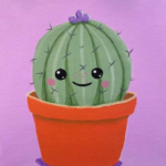 Cactus Friend Painting