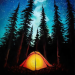 Camping Out Painting