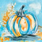 Harvest Blue Painting