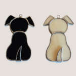 Puppy Dog Stained Glass