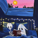 Spooky Sleepover Painting