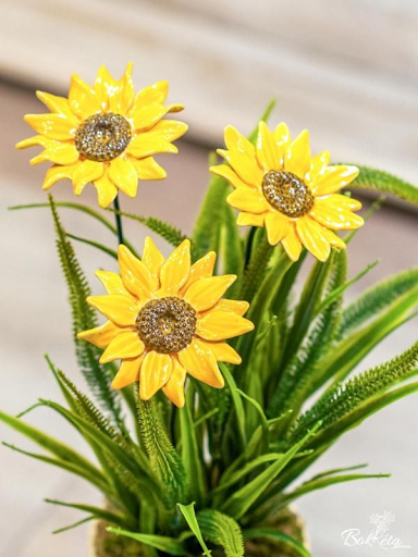 Sunflower Garden Stakes
